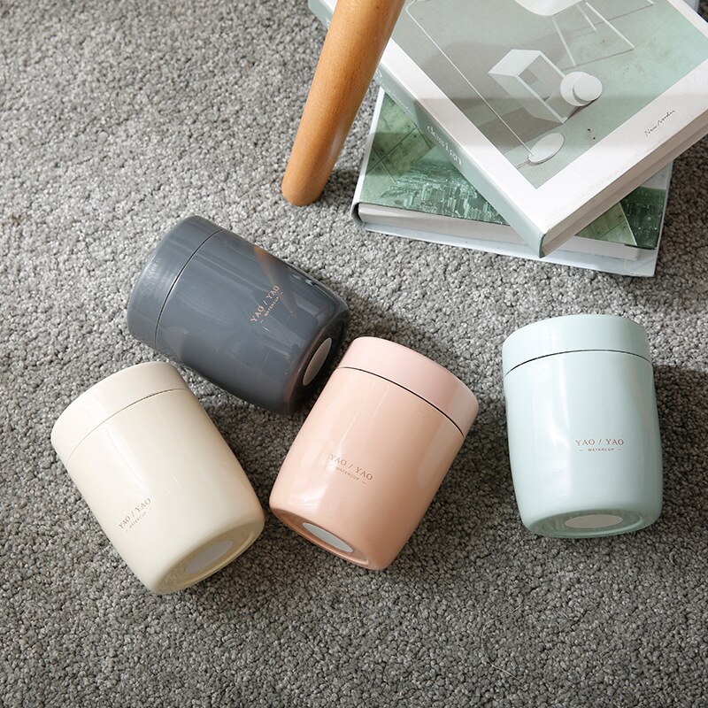 250ML Mini Food Thermos for Kids Thermos Lunch Box Portable Stainless Steel Food Soup Containers Vacuum Flasks Thermocup