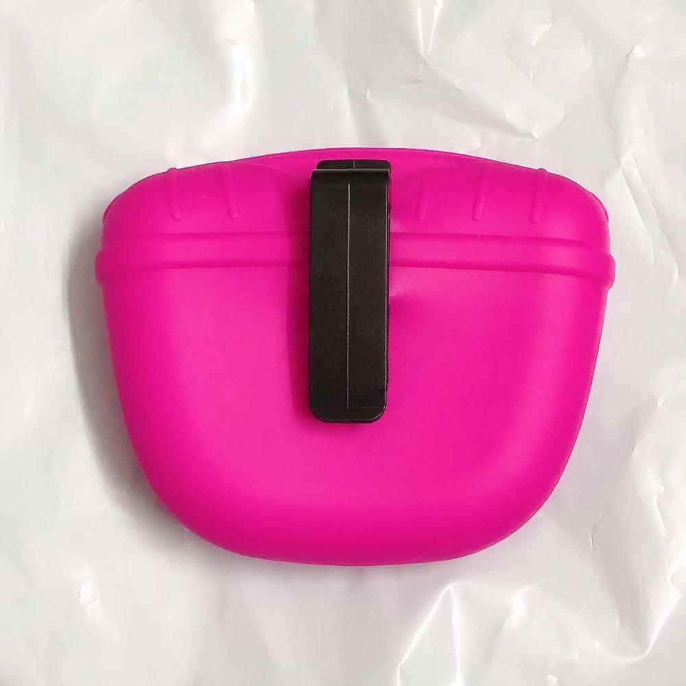Haustier Hund Ausbildung Tasche Tragbare Behandeln Snack Köder Hunde Gehorsam Beweglichkeit draussen Futtermittel Lager Beutel Lebensmittel Belohnung Taille Taschen: A4-Rose