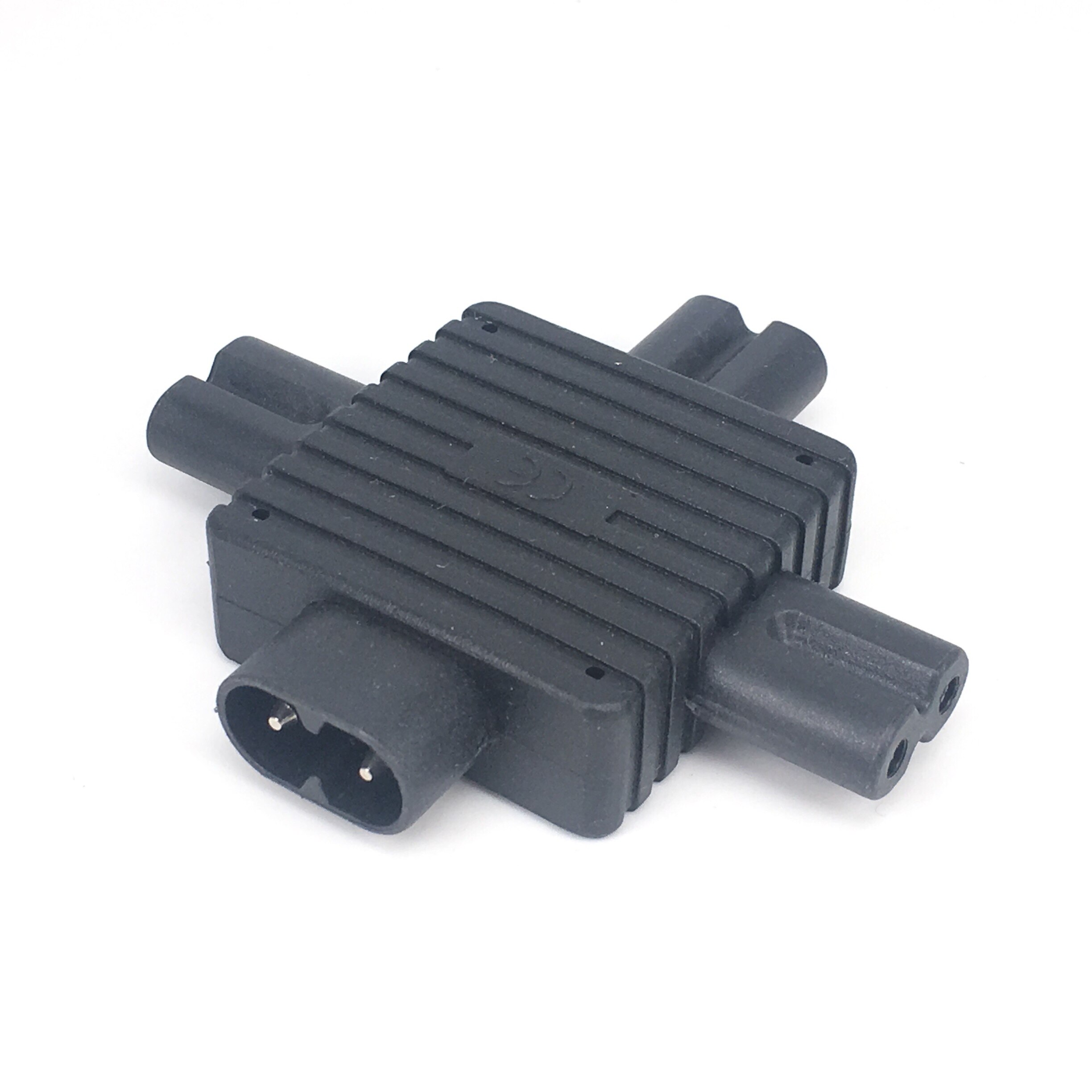 1pc iec 320 2- pinner  c7 hunn til  c8 hann rett opp og ned vinklet ac strømadapter skjøteledning omformer kabel 30cm 3m 5m: C8-3 xc 7