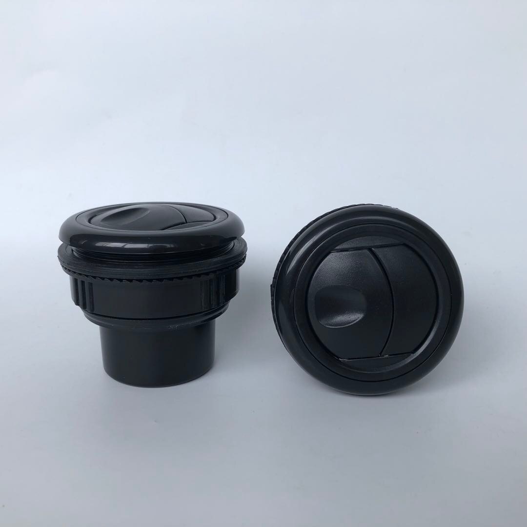 Round Flow Adjustable ABS Air Vent Dispenser Outlet A/C Air Conditioner RV Travel Trailer Car Caravan Dashboard Deflector