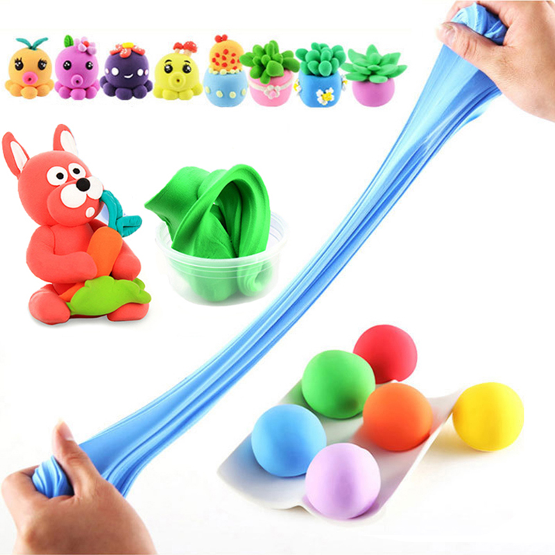 1pc Random Clay Polymer Plasticine Slime Modelling Clay Playdoug Ultra Light Clay DIY Soft Plasticine Clay Kid Casting DIY Tool