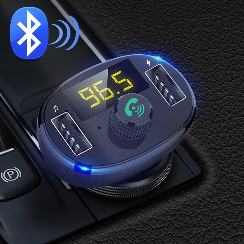 Auto Mp3 Fm Modulator Zender Bluetooth Car Kit Auto Radio Muziekspeler Draadloos Bluetooth Handsfree Snelle Usb Snellader