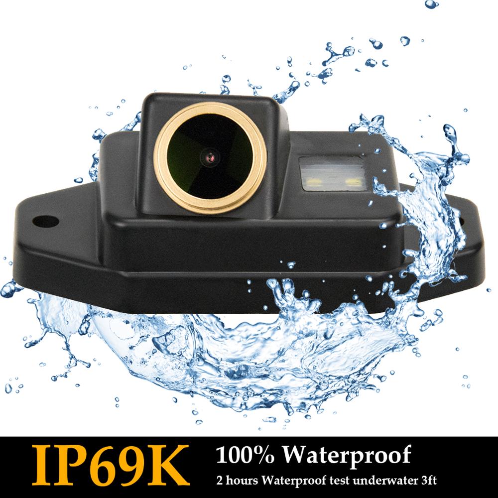 HD 1280x720p Golden Reversing Rear View Backup camera for Toyota/Prado/Land/Cruiser 120