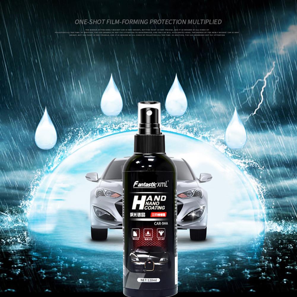 120ml automotive nano coating agent spray coating voks hurtig nano coating bil spray voks bil rengøring