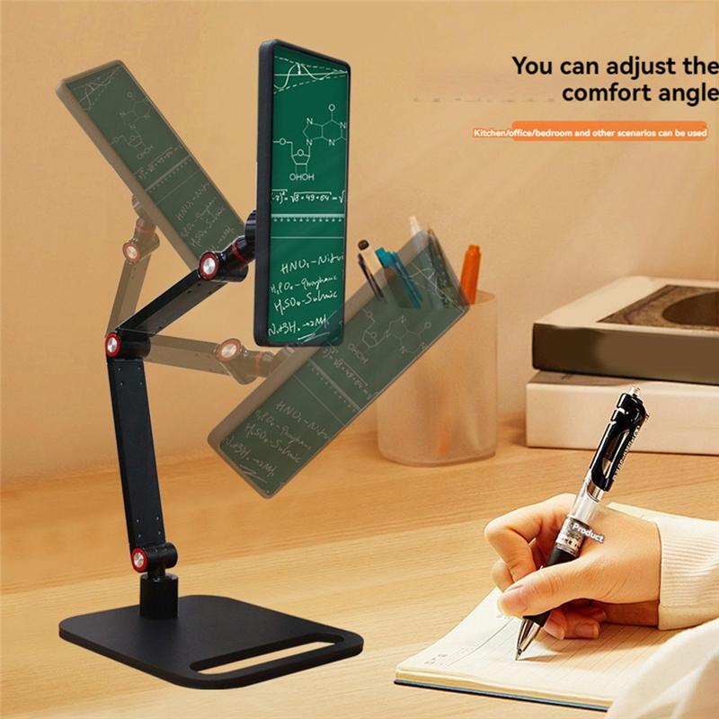 FULL-Desktop Stands Magnetische Stands Draagbare Verstelbare Draaibare Stands Leren Universele Mobiele Telefoon Stands