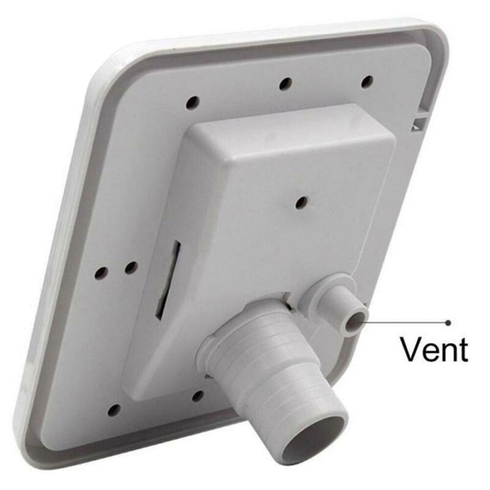 15cm cubierta cuadrada de la escotilla para RV Camper Heavy Duty Cable eléctrico escotilla Cable eléctrico funda protectora RV Camper cubierta de cuerda eléctrica