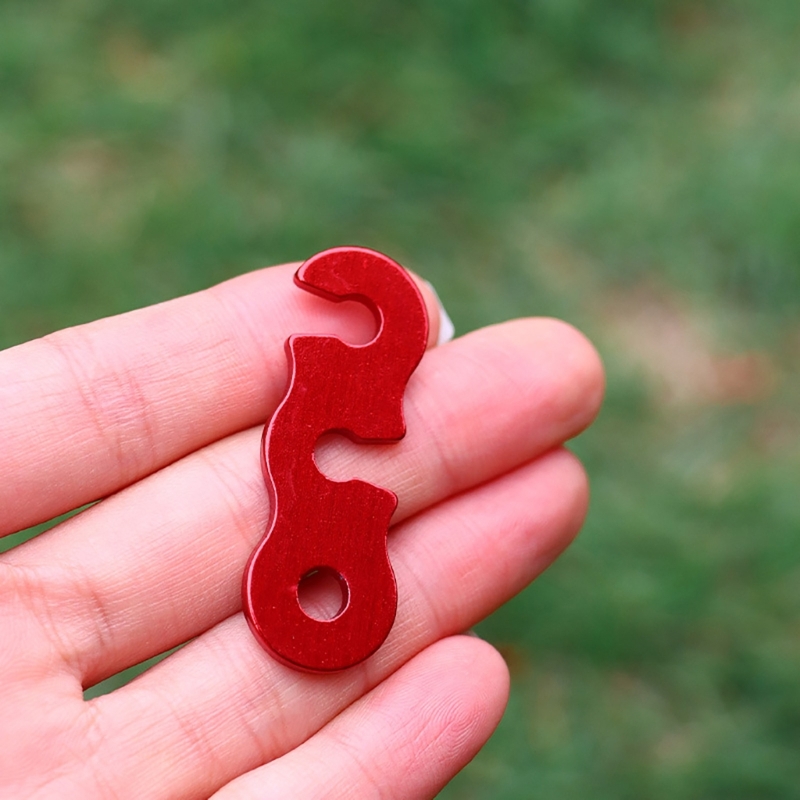 10 stk. bardunstrammere bardunsnorjustering aluminiumslegeringer vindrebspænde telt rebjustering til campingtelt