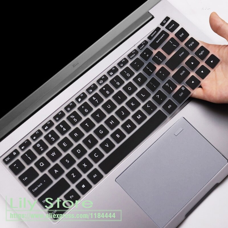 Silicone Keyboard cover Protector skin Laptop For Xiaomi Mi Notebook Pro 15 for RedmiBook Pro 15 Redmibook 16 16.1: black