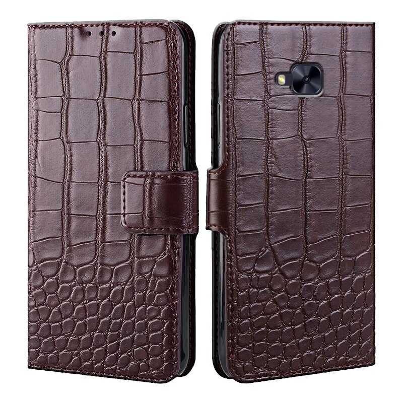 Vintage Phone Case Cover for Asus Zenfone 4 Selfie ZD553KL ZB553KL X00LD X00LDA Capa Leather Holster Wallet Protective Case