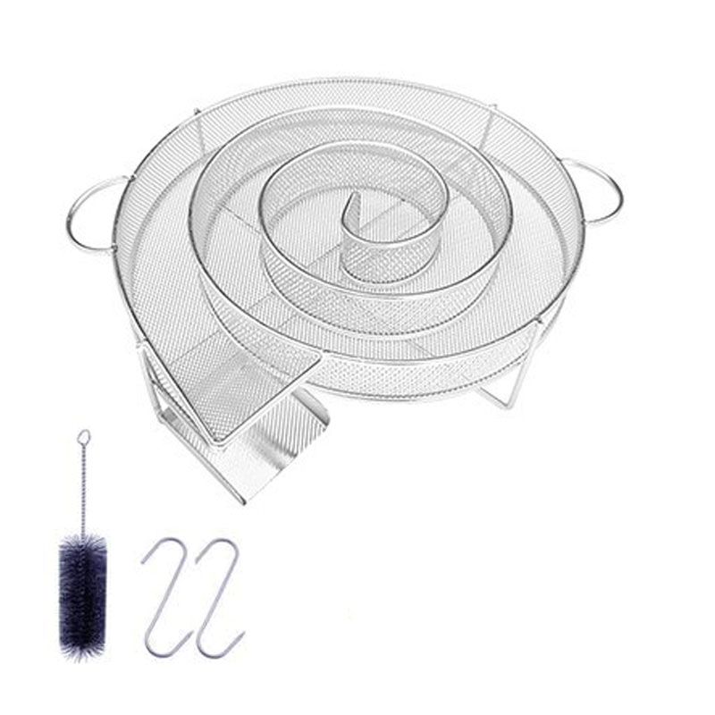 Barbecue Smoke Box Cold Smoke Generator Stainless Steel Grill Net Outdoor Smoking Barbecue Net BBQ Tool Accessories Barbacoa: 21x18x5cm