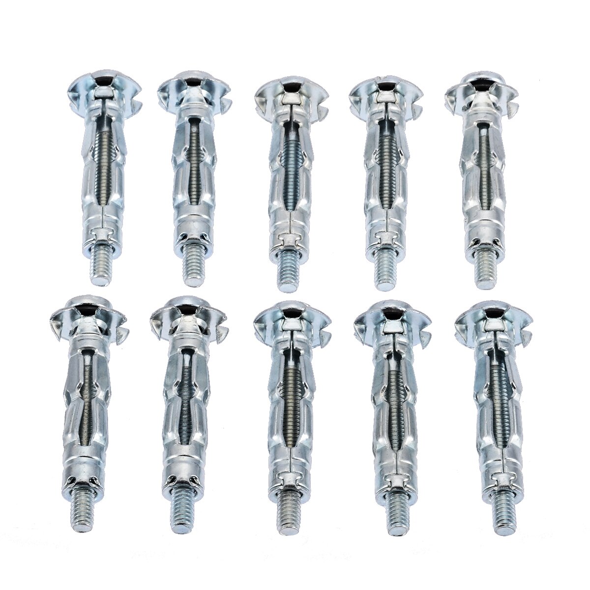 Mayitr 10 kpl metallia  m4x 32 kipsilevyä kipsilevy ontelo seinäankkurit brolly plug pultit onkalo ankkuripultit