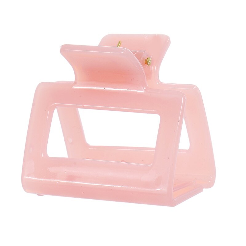 Moda grampo de cabelo multicolorido acrílico oco quadrado rabo de cavalo grab meninas grampo de cabelo acessórios de estilo de cabelo: SK2195