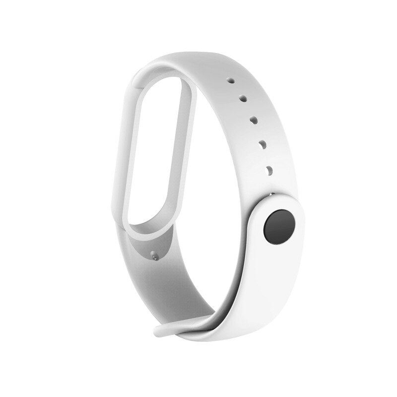 Für Xiaomi Mi Band 5 Ersatz Strap Sport Silikon Strap M5 Armband Armband Zwei-Ton Ersatz Strap 25 farbe: 4