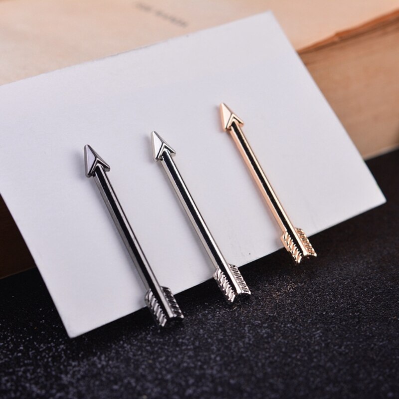 Men Arrow Tie Bars Pin Clasp Accessories For Wedding Business Suit Tie