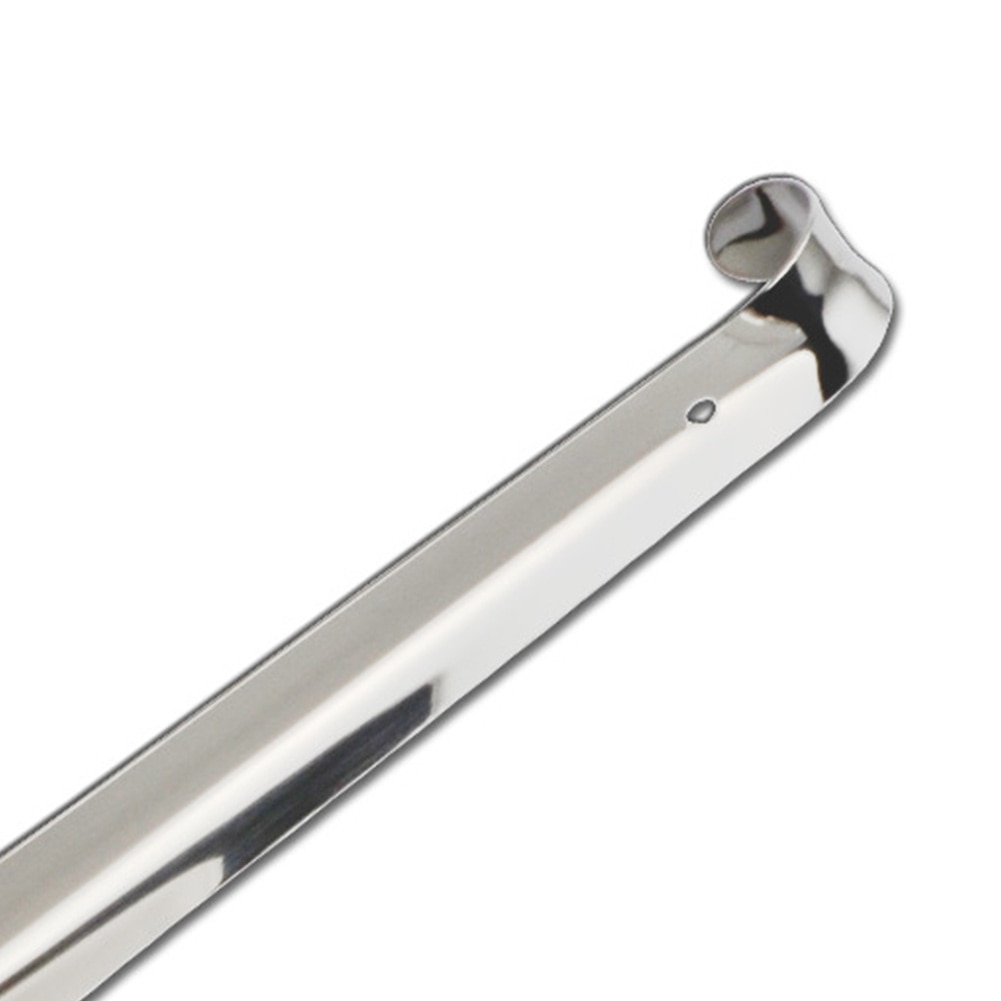 Calzador de acero inoxidable, herramienta para cuchara, , de tacón alto, duradero, Universal, de mango largo, elevador de zapatos