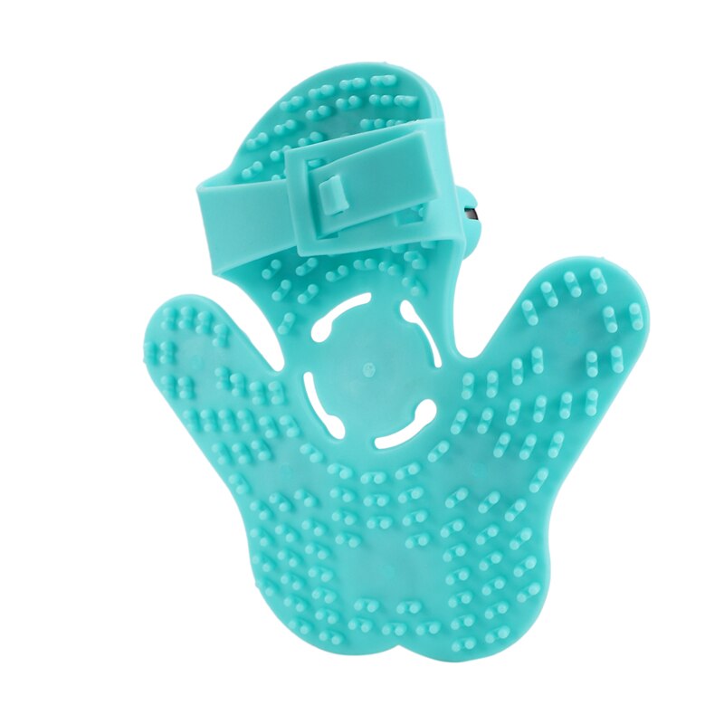 1 stuk lichaamsmassagehandschoen in de vorm van handpalmen, 9 metalen rollerballen, stressverlichtend en anti-cellulitis