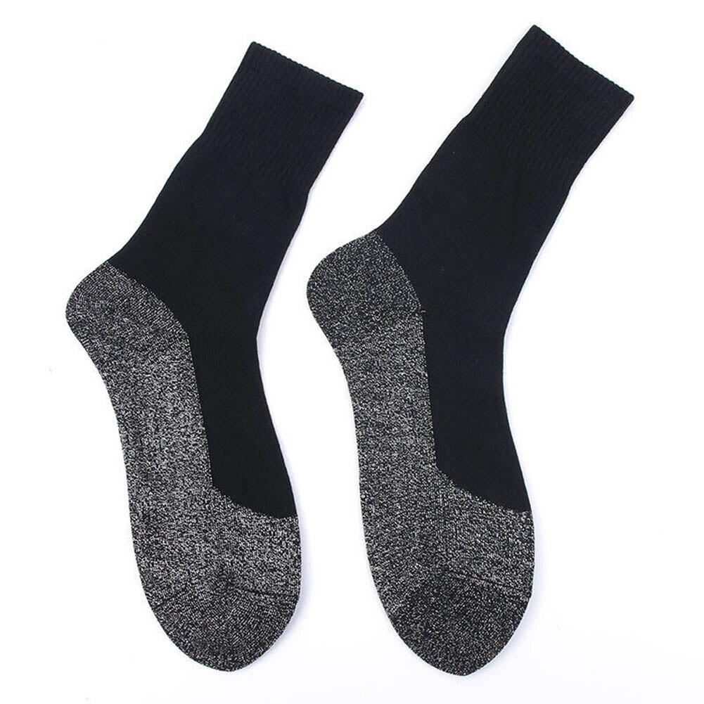 1 Pair Feet Heat Keep Long Sock Aluminized Fiber Insulation Below Socks C55K
