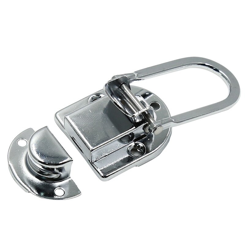 1Pcs Aviation Aluminum Latch Lock For Wooden Box Case Suitcase Toolbox Hardware Hang Buckle Padlock Box Lock Buckle
