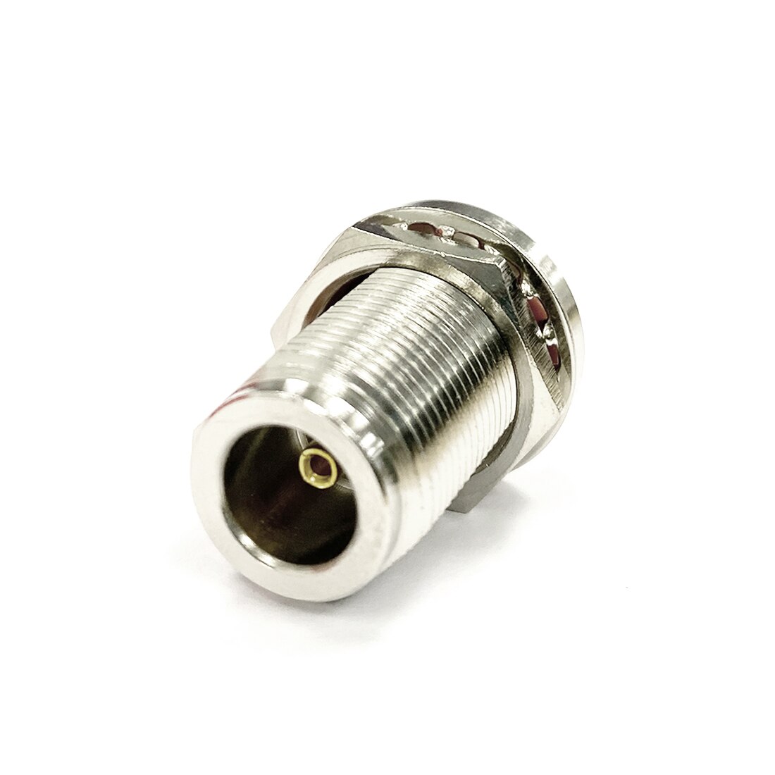 1pc N Weibliche Jack RF koax Konverter Stecker Lot Kabel RG405 086 "Gerade Vernickelt