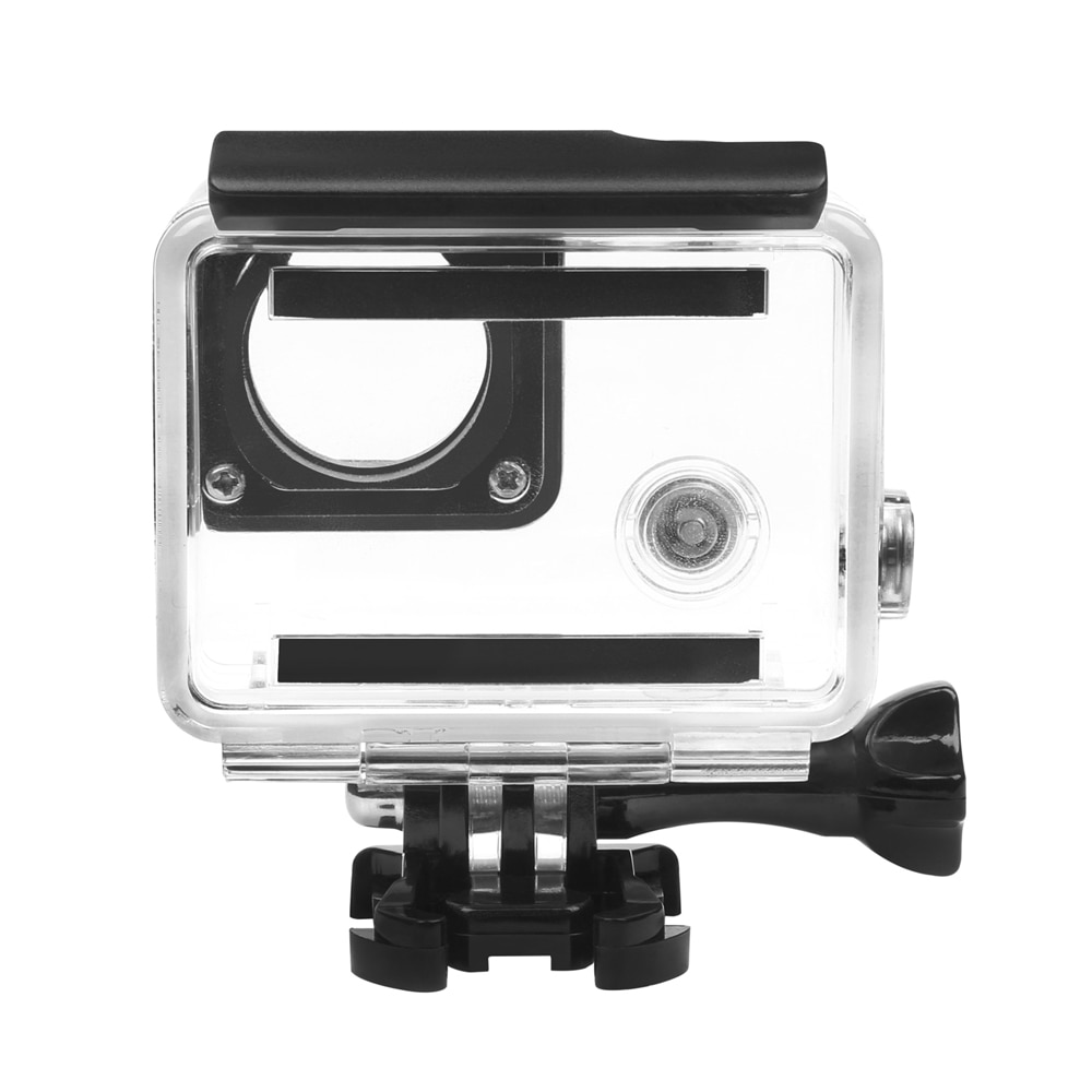 SHOOT suporte de proteção de câmera Go Pro 4, acessório de suporte de capa impermeável de 30m para câmera de ação GoPro Hero 4 3+, protetor preto e preta