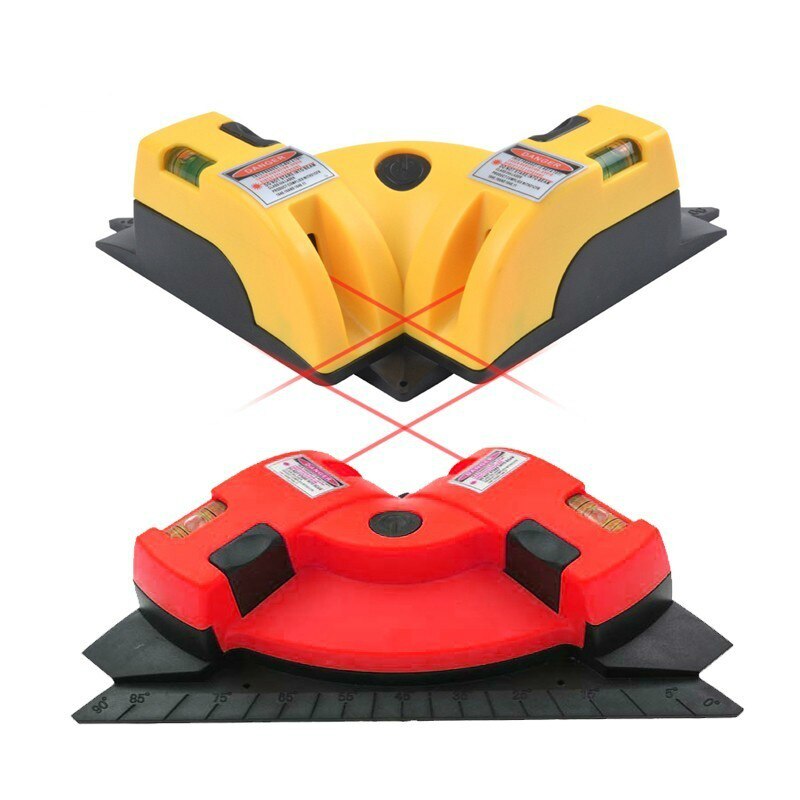 LAMEZIA 90 Degree Mini 2 Lines Niveau Lasers Level Measurement Tool Leveler Construction Electronic Lazer Measuring Instrument