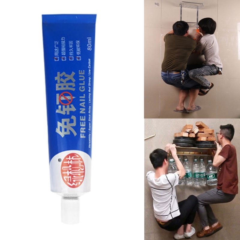 80ml forte Appiccicoso della Colla Silano Ai Polimeri di Metallo Piastrelle di Ceramica di Vetro in Legno Adesivo Sigillante aggiustare Cancelleria di Riparazione Dei Monili