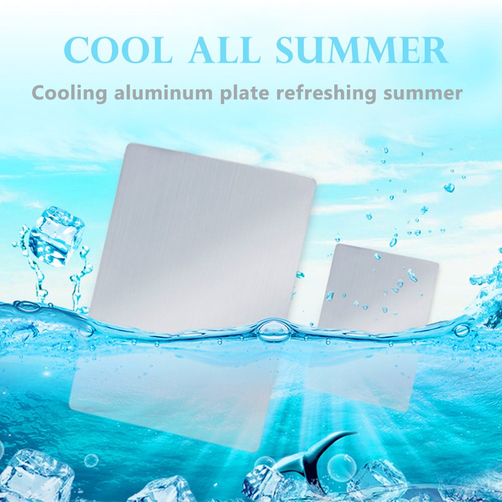 S/m/l aluminium zomerkoelplaat voor kleine dieren, voor het koelen van huisdieren, hamsters en konijnen, aluminiumlegering