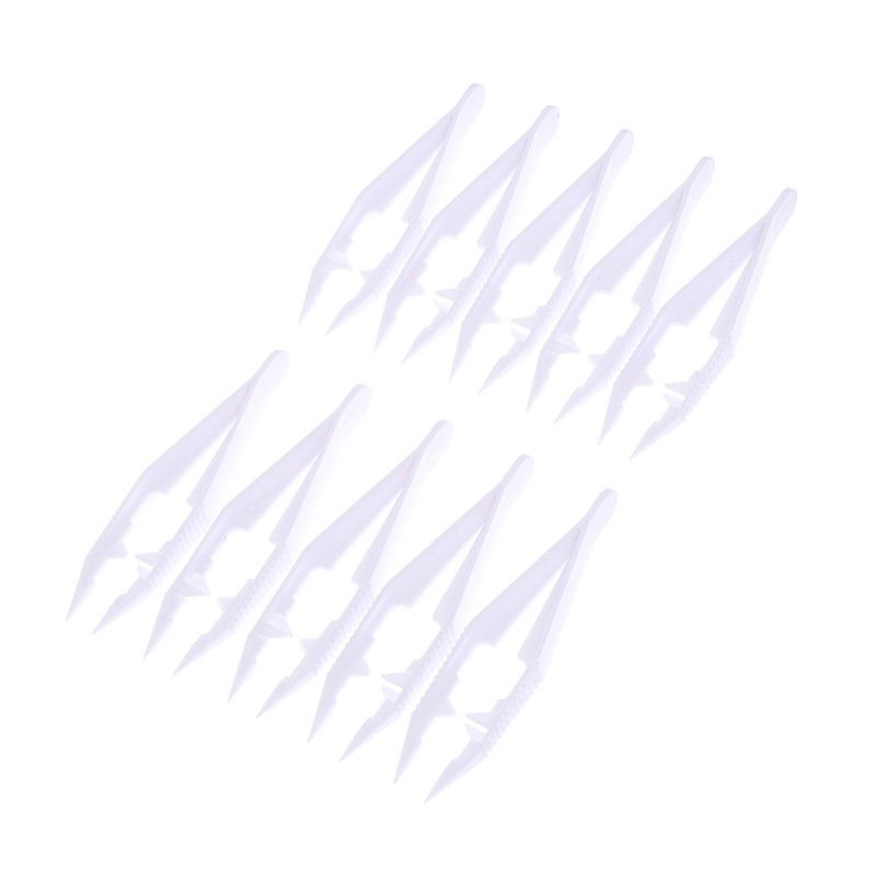 10Pcs/Set Tweezers For 5mm 2.6mm Hama Perler Beads Tool Kids Fuse Bead DIY Tool For Kids Children's Prayer Beads