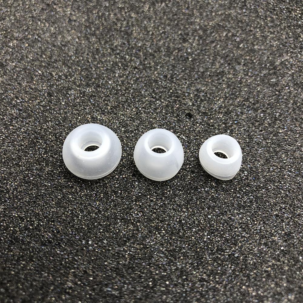 Silikon-In-Ear-Kopfhörer-Abdeckungen für Kopfhörer, Gummikappen, Ohrpolster, Kissen, Ohrhörer-Spitzen, Ohrhörer, Ohrstöpsel, Ohrkappen, 30 Stück/15 Paar: S / LVORY