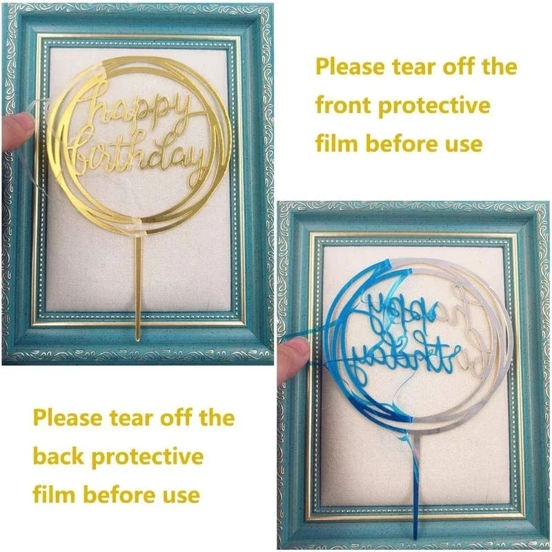 Akryl dreng fodbold sport tema tillykke med fødselsdagen kage topper tegneserie børn fodbold fødselsdag kage dekoration fest forsyninger