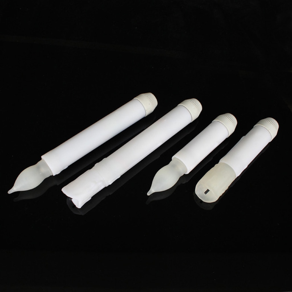 Baoblaze Various Tall Long Electric LED Candle Flameless Flickering Decorative Candle for Church Home Wedding Party Decor