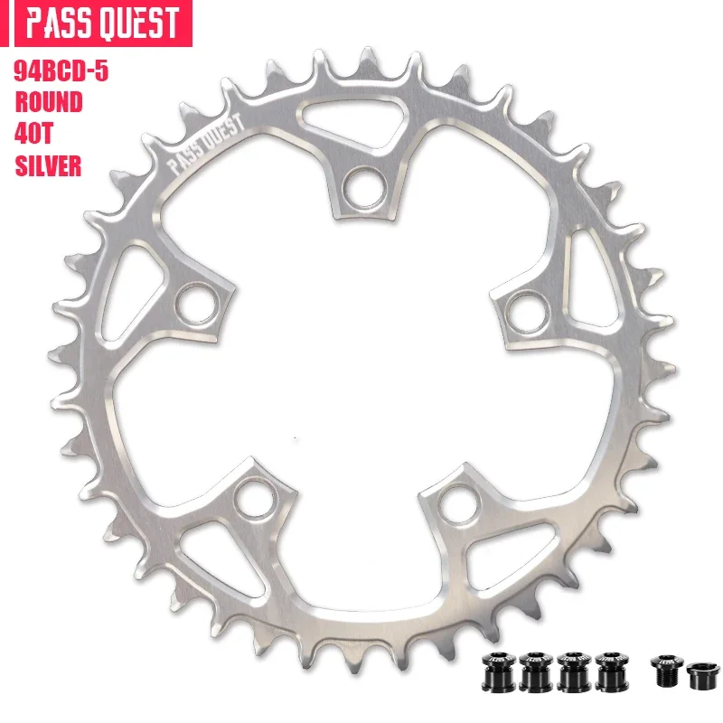 Pass Quest 94 Bcd Kettingblad 5 Bout Rond Smal Breed Kettingblad 32/34/36/38/40/42/44/46T Voor 10/11/12 Speed Fietsketting: violet