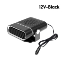 Mini Electric Heater 12v Car Heater Defroster For Car 2V/130W Fast Heating Quickly Defrost Defogger Demister Auto Heat Dryer: GRAY