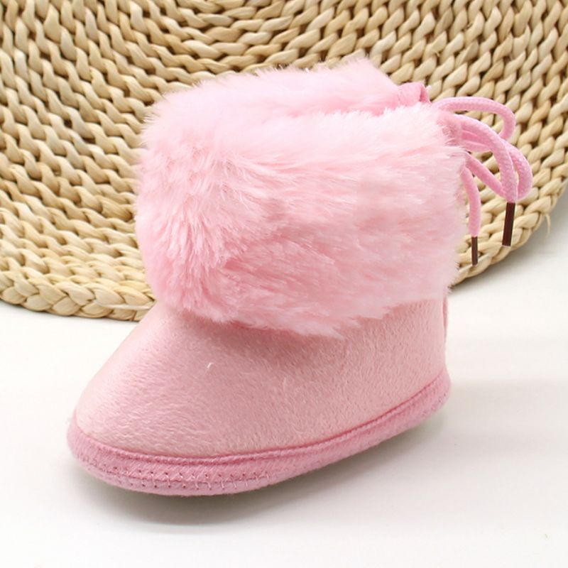 Baby Botties Girls Winter Warm Shoes Soft Soled Keep Warm Shoes for Toddler Girls Boys Crib Baby First Walkers: P / S