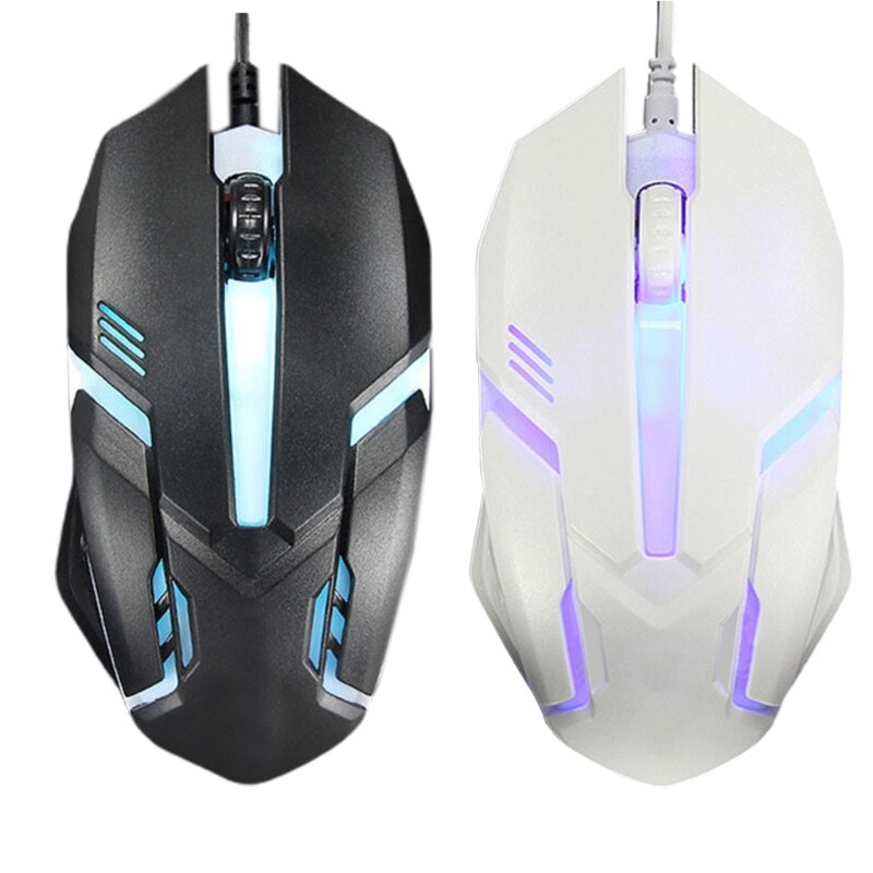 Ergonomische verdrahtet Spielen Maus Geschmack LED 2000 DPI USB Computer Maus Gamer Mäbenutzen S1 Stille Mause Mit Hintergrundbeleuchtung Für PC Laptop