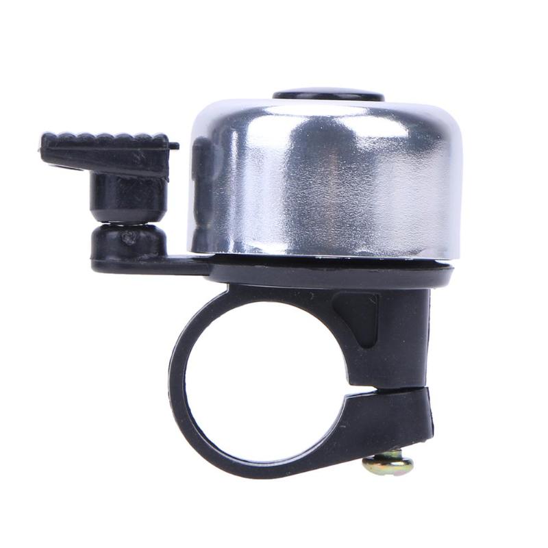 Cloche de vélo en aluminium corne de vélo accessoires de vélo en plein air Fun anneau de vélo de sport pour voiture pliante/VTT/véhicule routier: Gris clair