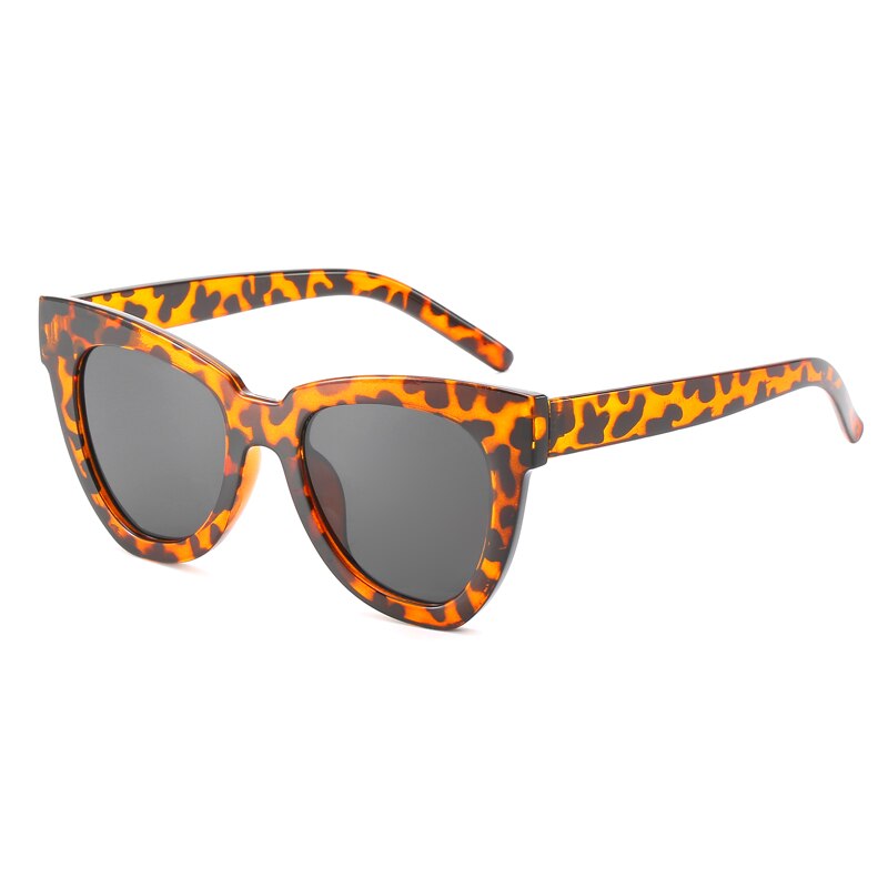 Cat eye hiking solbriller kvinder vintage rosa guld spejl farve linse klassisk legeret køre solbriller dame briller: 11-kd97012-c3