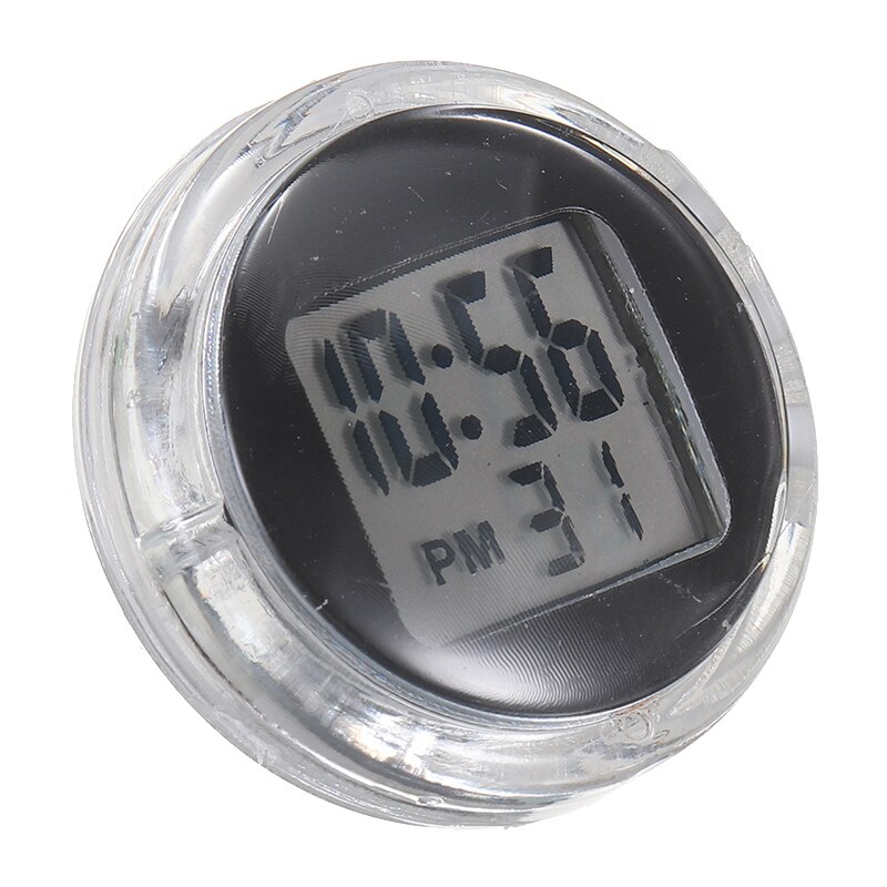 per Moto universale Moto 1PC mini orologio digitale bastone-in poi in plastica impermeabile supporto per Moto orologio Mayitr