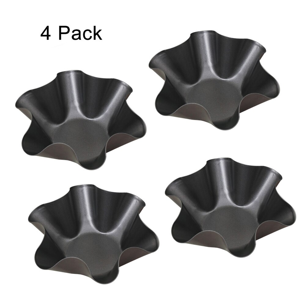 4Pcs Maken Tortilla Kom Non-stick Tortilla Pan Set 6Inch Tortilla Shell Makers Keuken Tortilla Pan Bakken shell Kom