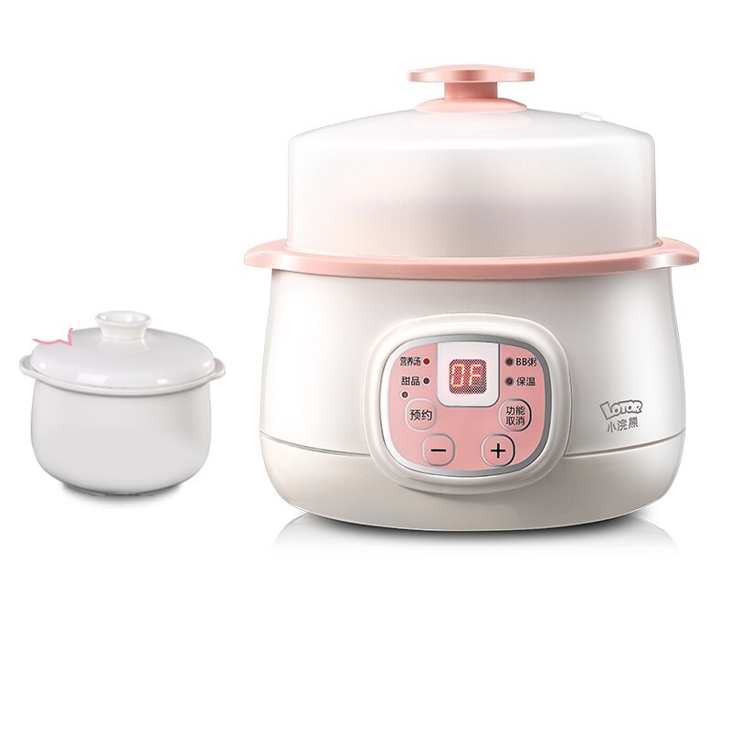 220V Mini Portable Electric Stewing Pot Automatic Ceramic Multi Cooker Electric Rice Cooker EU/AU/UK/US: 1 / US