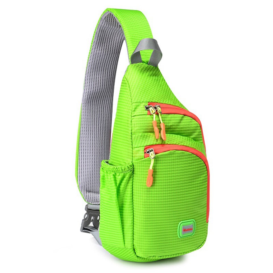 TANLUHU 1Pcs Sport Shoulder Bags USB Charging Crossbody Bags Men Anti Theft Chest Bag School Summer Short Trip Messengers Bag: Green