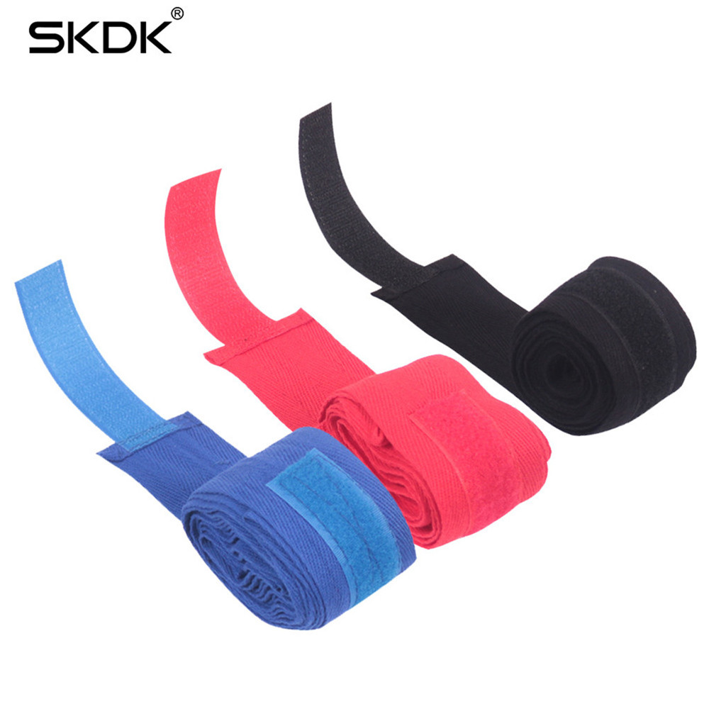 Bande de boxe SKDK MMA, boxe et Muay Thai bande élastique pleine articulation, protection du poignet coton/spandex WBD