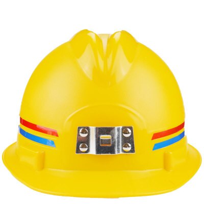 Casco de minero material ABS rojo y negro opcional: Amarillo
