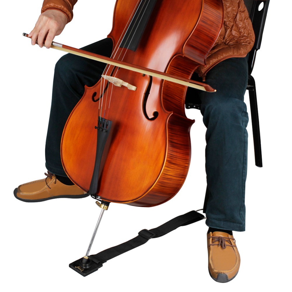1 stuks Cello Eindpin Stop Holder Stopper Met Strap Vervanging Accessoires Cello antislip Holder Stand