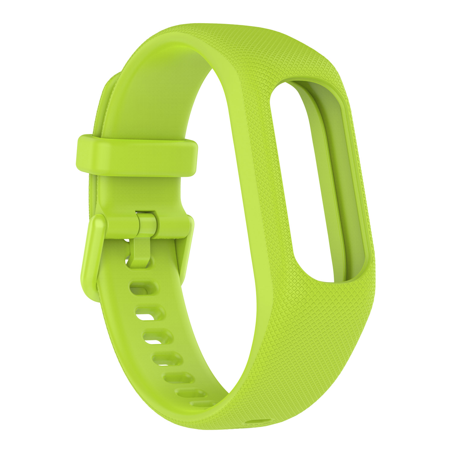 Cinturino in silicone per Garmin accorto 5 cinturino monopezzo per Garmin Vivosmart 5 fitness inseguitore accorto5 cinturino di ricambio: Argento giallo