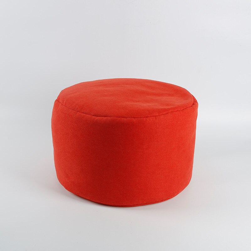 Kids Bean Bag Sofa Stoel Ligstoel Bank Poef Zetel Woonkamer Meubels Zitzak Bed Poef Bladerdeeg Couch Tatami: red filled