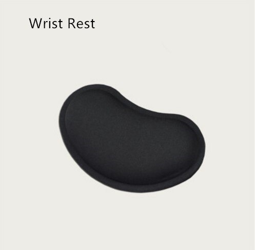 Mechanical keyboard wrist support hand pad Wrist Rest mousepad foam memory cotton: Black