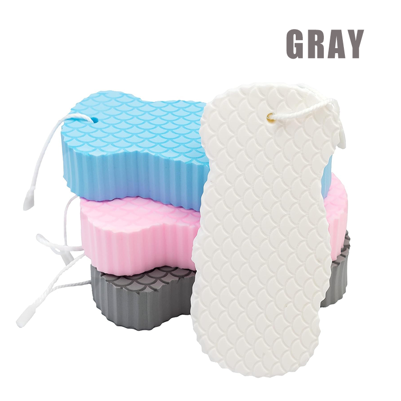 3d body brush soft exfoliating sponge body sponge home supplies scrub sponges bathroom cleansing artifact bath sponges: green