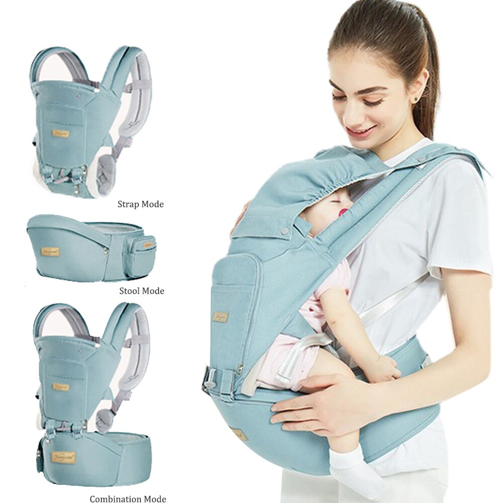 Baby Carrier Transport Ergonomic Baby Kangaroo 3 In 1For Use From 0-36monthes Baby With shade cloth Supports Weight Over 10kg