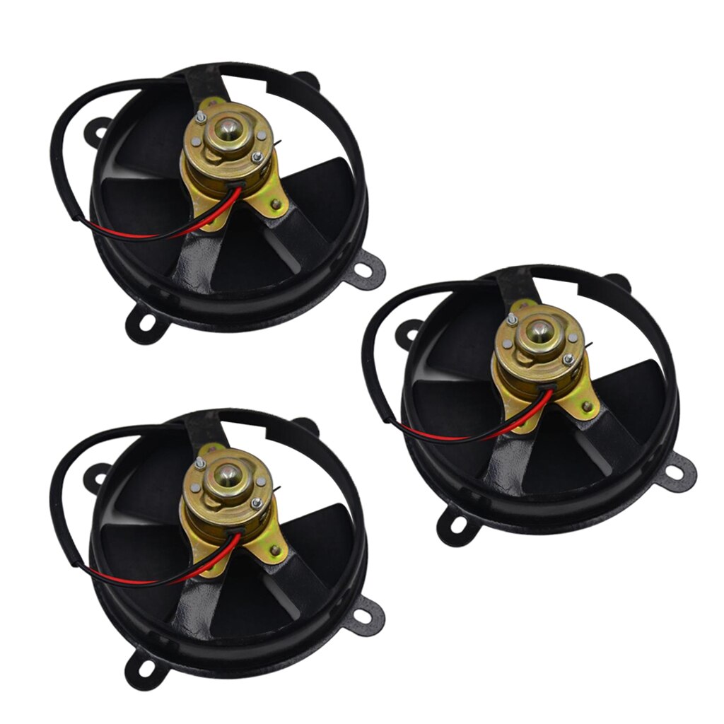 3x Radiator Cooling Fan Assembly Universal For 150cc ATV Quad Buggy Scooter